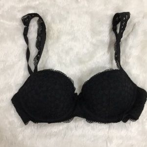 Cute black push up bra AERIE